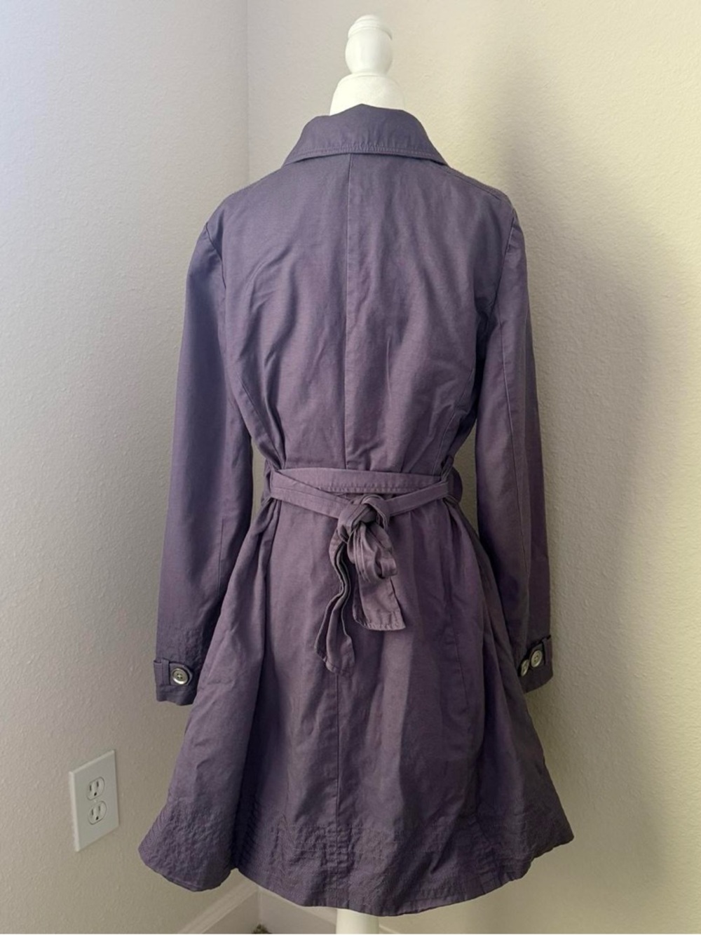 Apt. 9 Purple Peacoat - Picture 3 of 6